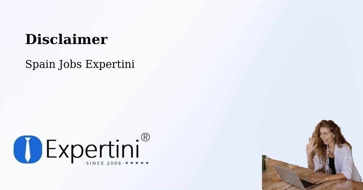 Disclaimer – Ambía - Spain Jobs Expertini
